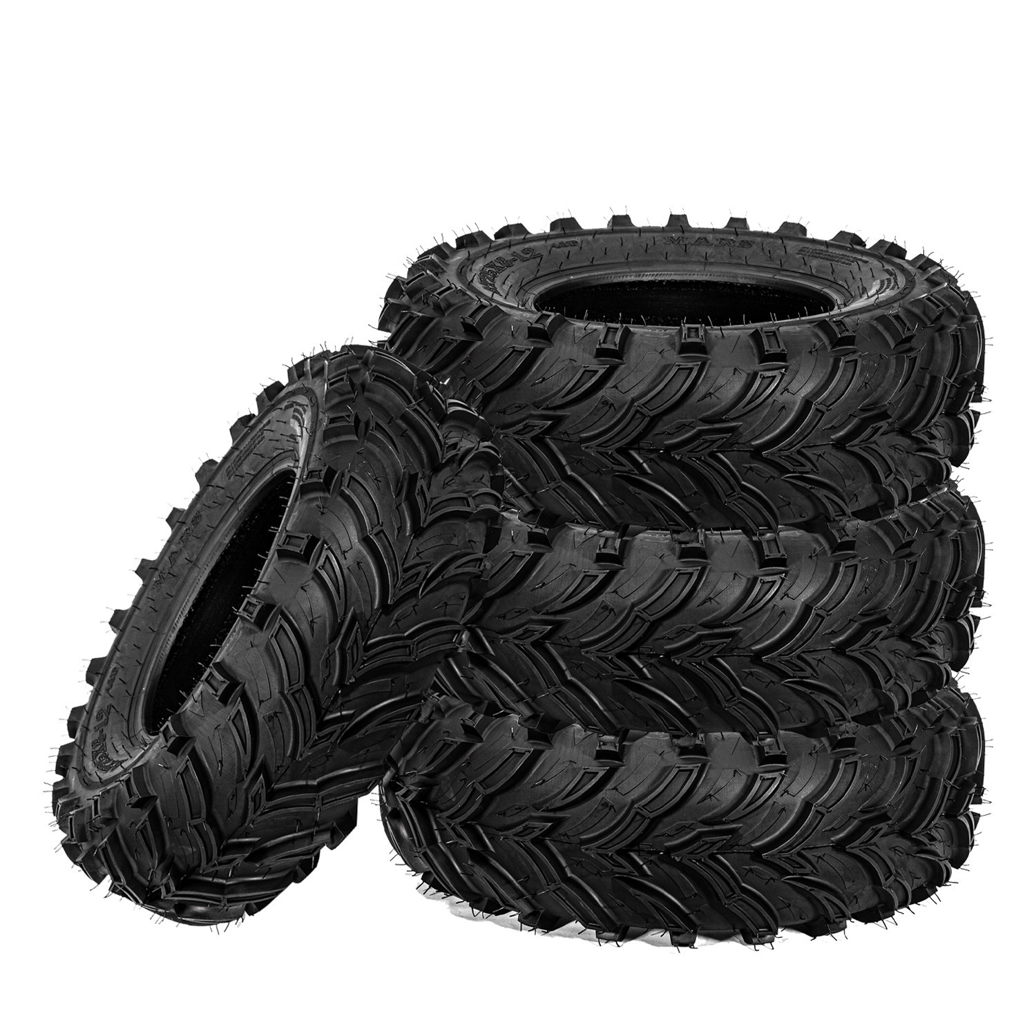 Set 4 FORERUNNER 25x10-12 25x8-12 ATV UTV Tires 25x10x12 25x8x12 Sand Tires