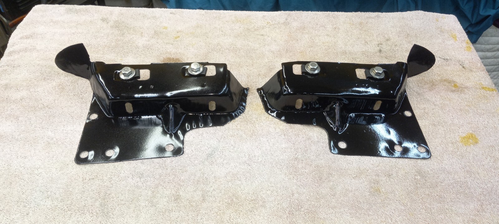 78 To 79 Ford Truck Headlight Bucket Top Support Bracket set