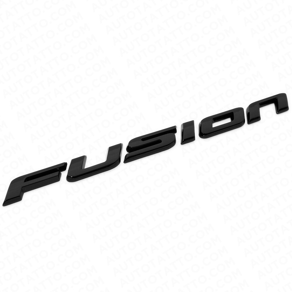 For 2013-2018 Fusion Gloss Black Emblem Badge Nameplate Decal NEW For 2013-2018 Fusion Gloss Black Emblem Badge Nameplate Decal NEW