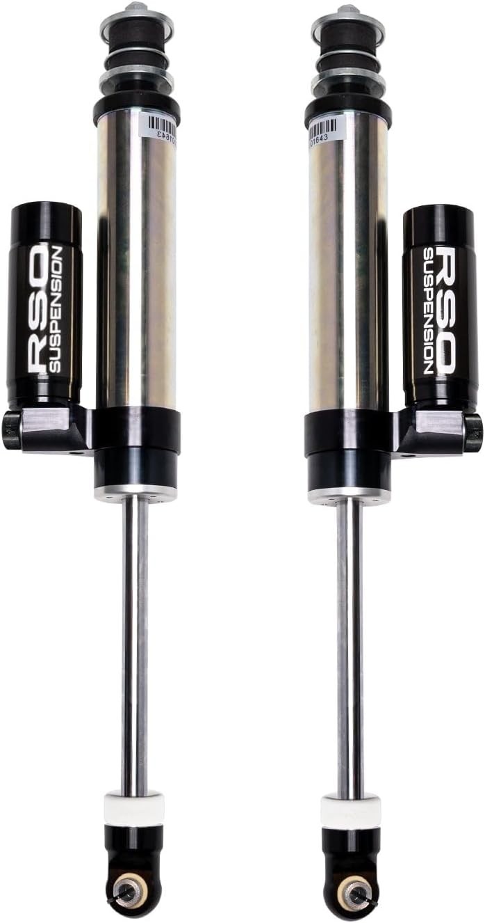 For 05-UP Toyota Tacoma  Rear 2.5 Adjustable Piggyback Reservoir Shocks 0-3
