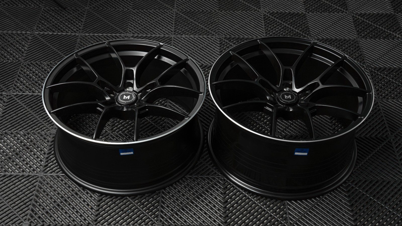 19x8.5 19X9.5 5x100 +35 SUPER LIGHT MFlow Wheels MFR4 Flow Formed Rim Matt Black