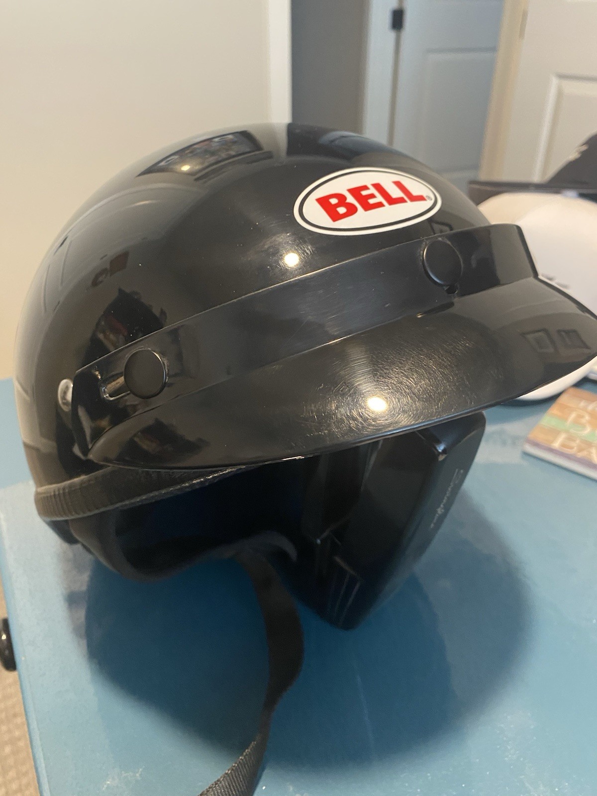 Bell Bandito Half Motorcycle Helmet Size Small In EUC
