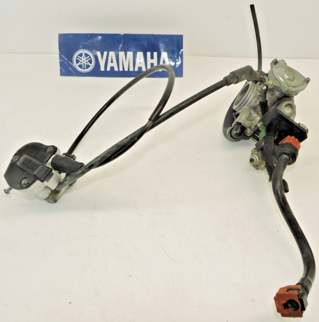 🔥09-23 YAMAHA YFZ450R YFZ 450R OEM Thumb Throttle & Body & Fuel Line Assembly🔥