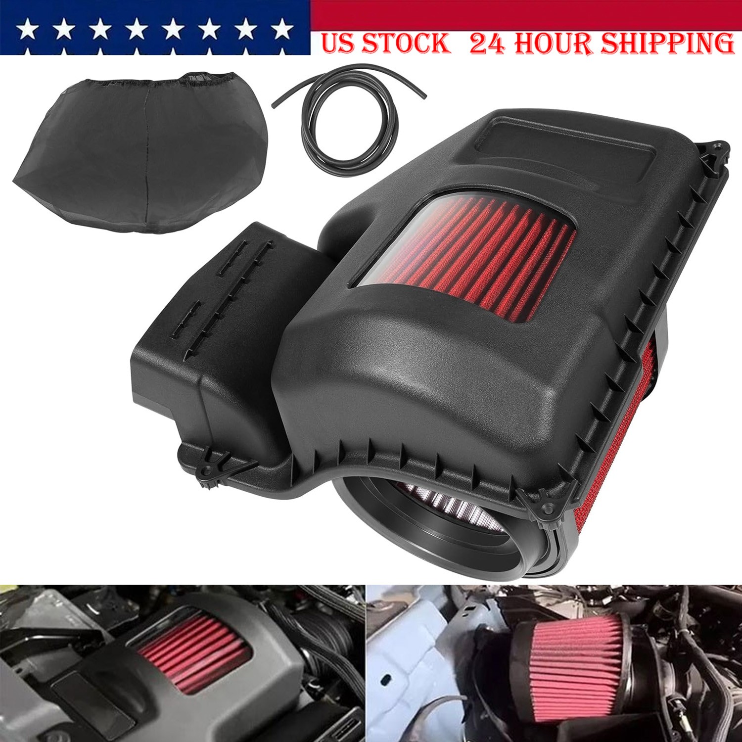 For 2021-24 Ford Bronco Roush 422233 Engine Cold Air Intake Induction System Kit