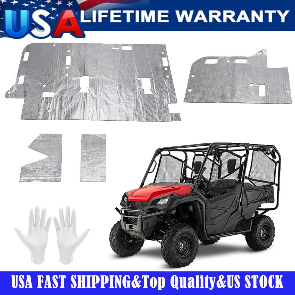 Upgrade Seat Heat Shield Kit For 2015 2016 - 2021 Honda Pioneer 1000-5 1000-3
