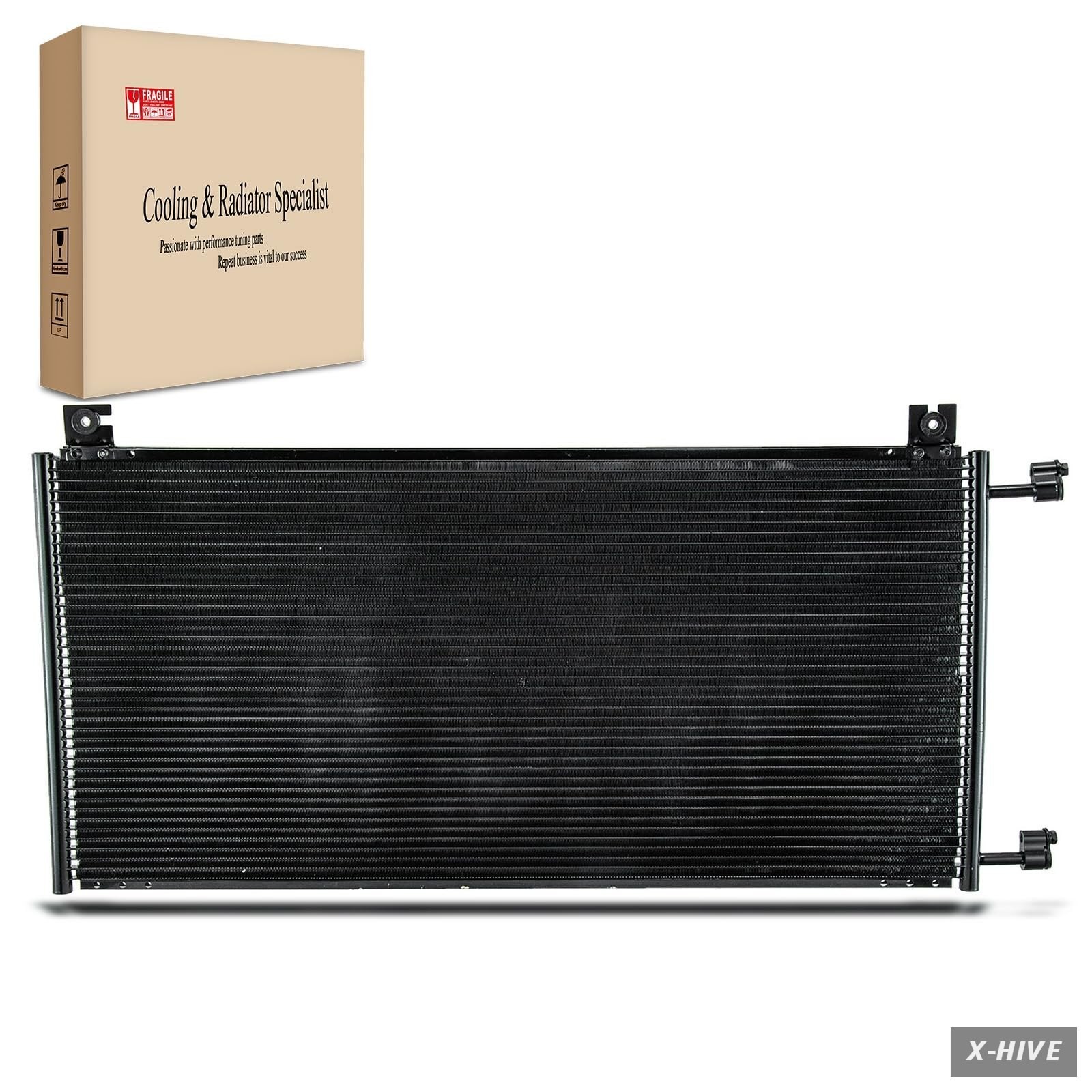 Condensers AC Condenser Fit 1999-2017 Chevy Silverado 1500 GMC Sierra 2500 3500