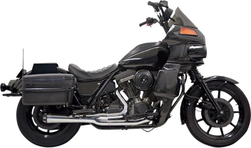 BASSANI XHAUST 1FXRF Road Rage 2:1 Exhaust - Chrome - FXR