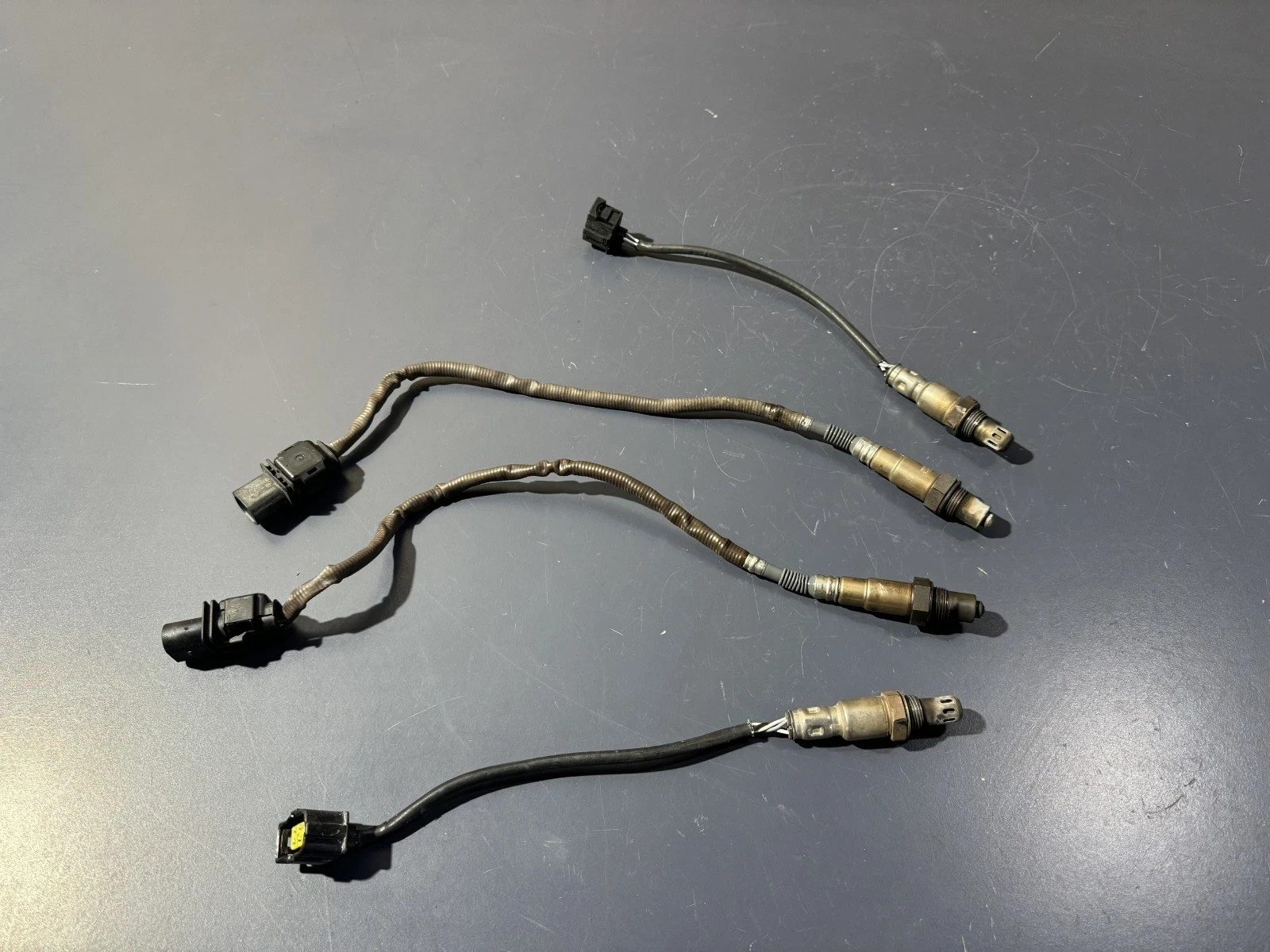 12-18 MERCEDES CLS550 FRONT REAR UPPER LAMBDA O2 OXYGEN SENSOR SET OF 4 OEM