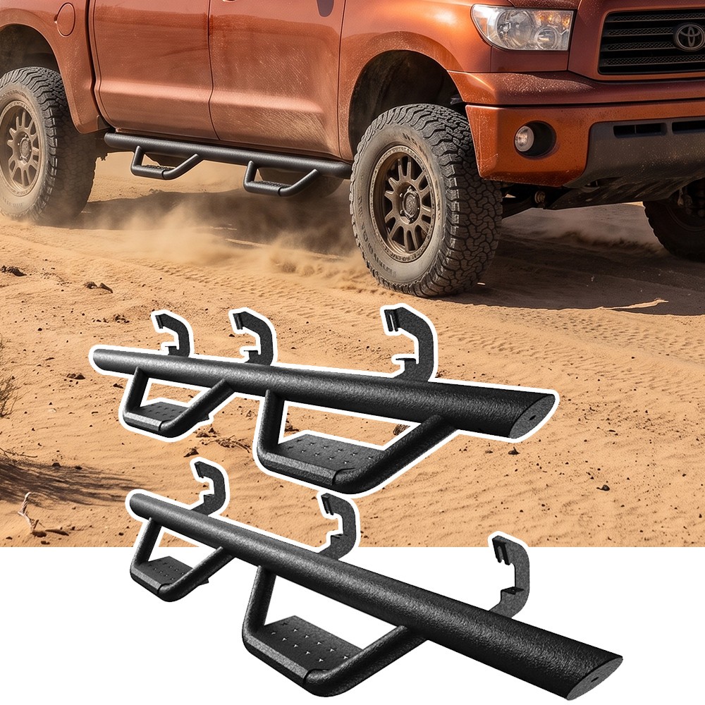 Running Boards for 07-18 Silverado Sierra 1500 2500HD Double Cab Side Step Bars