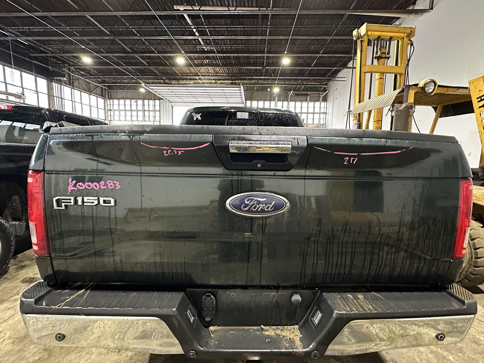 Used Tailgate fits: 2016 Ford F150 PICKUP w/o aluminum trim panel w/o tailgate s