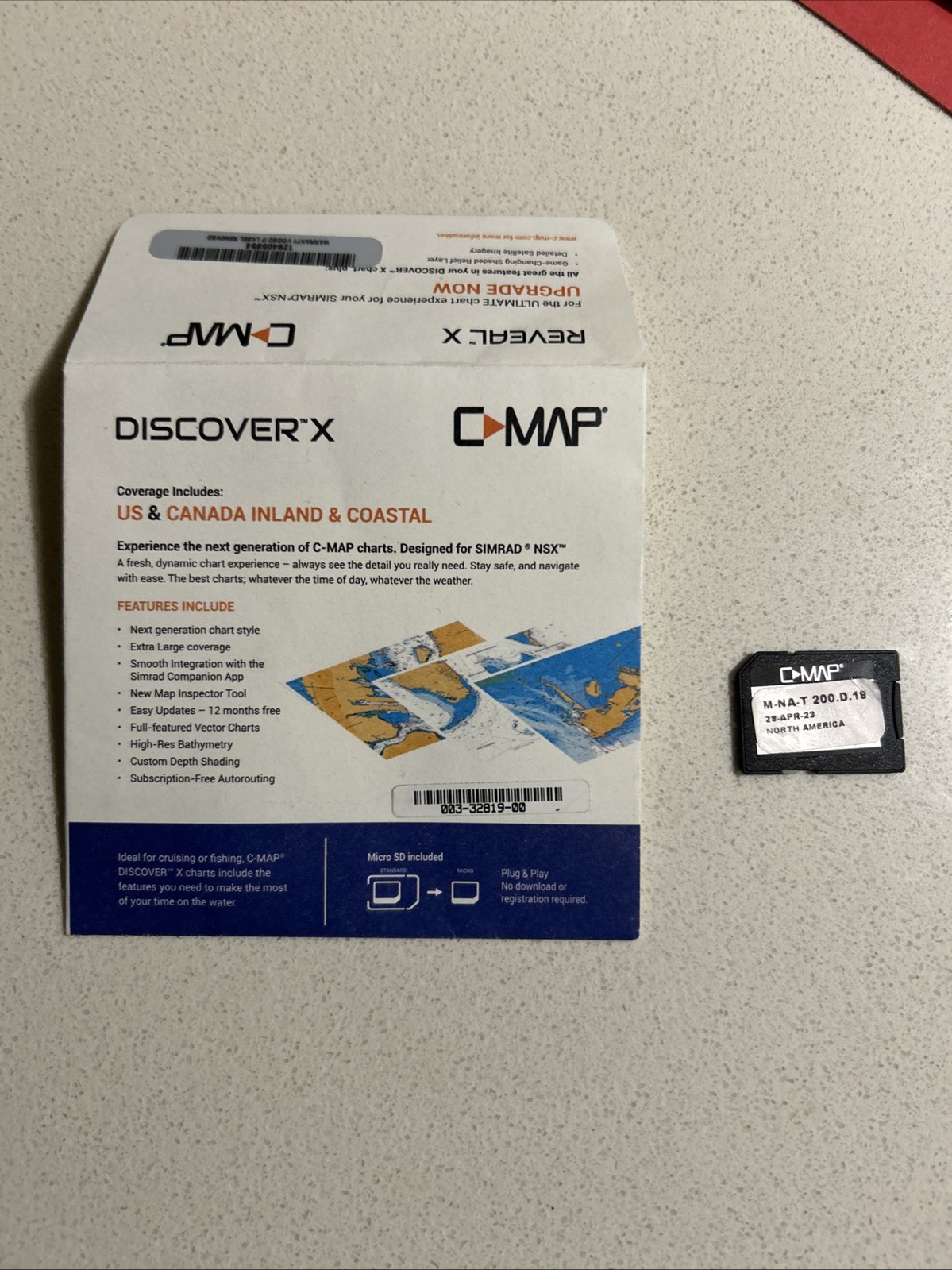 C-MAP DISCOVER X US & CANADA INLAND & COASTAL M-NA-T-200-D-BS