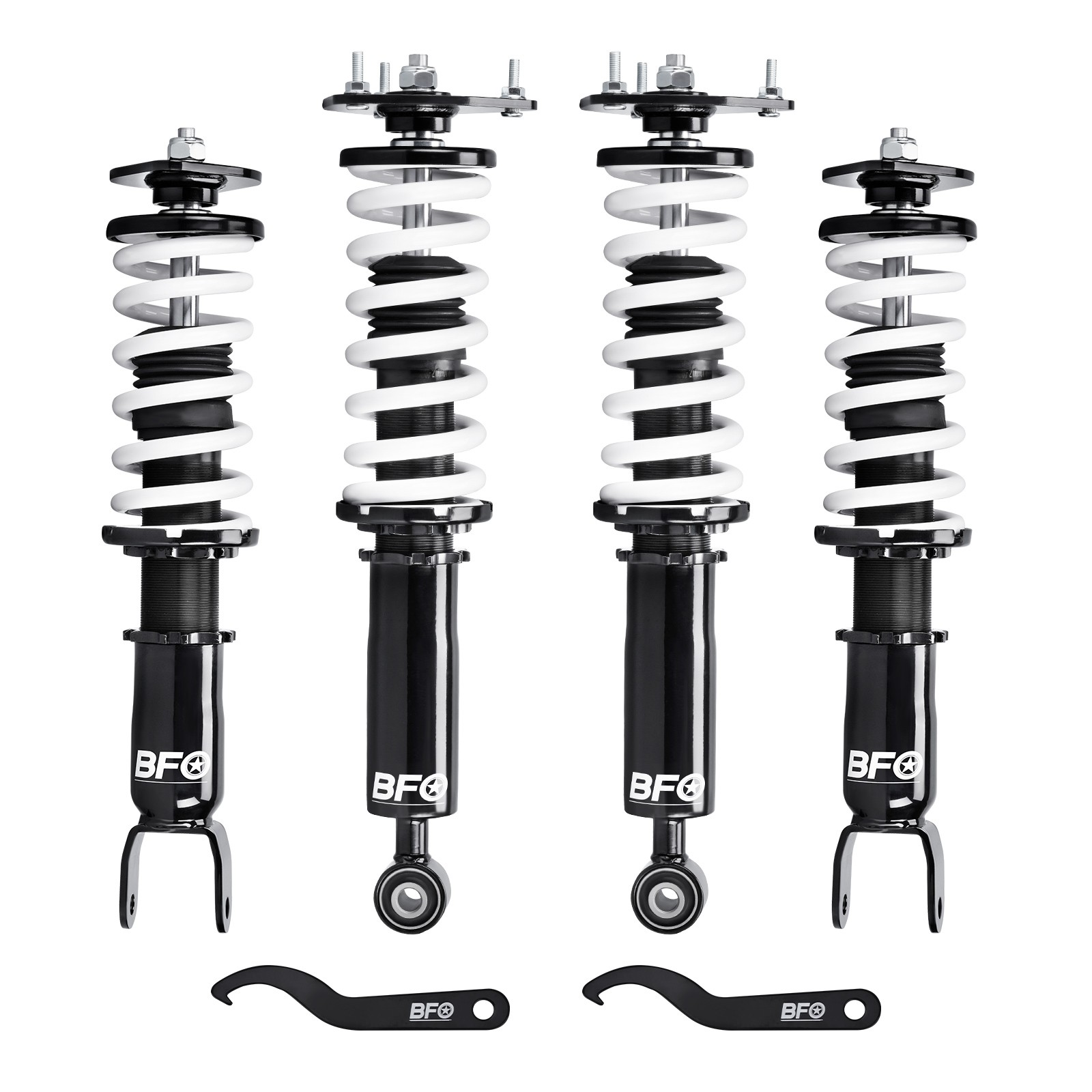 BFO Adjustable Coilovers Lowering Suspension Kit For Nissan 370Z  Z34 09-18