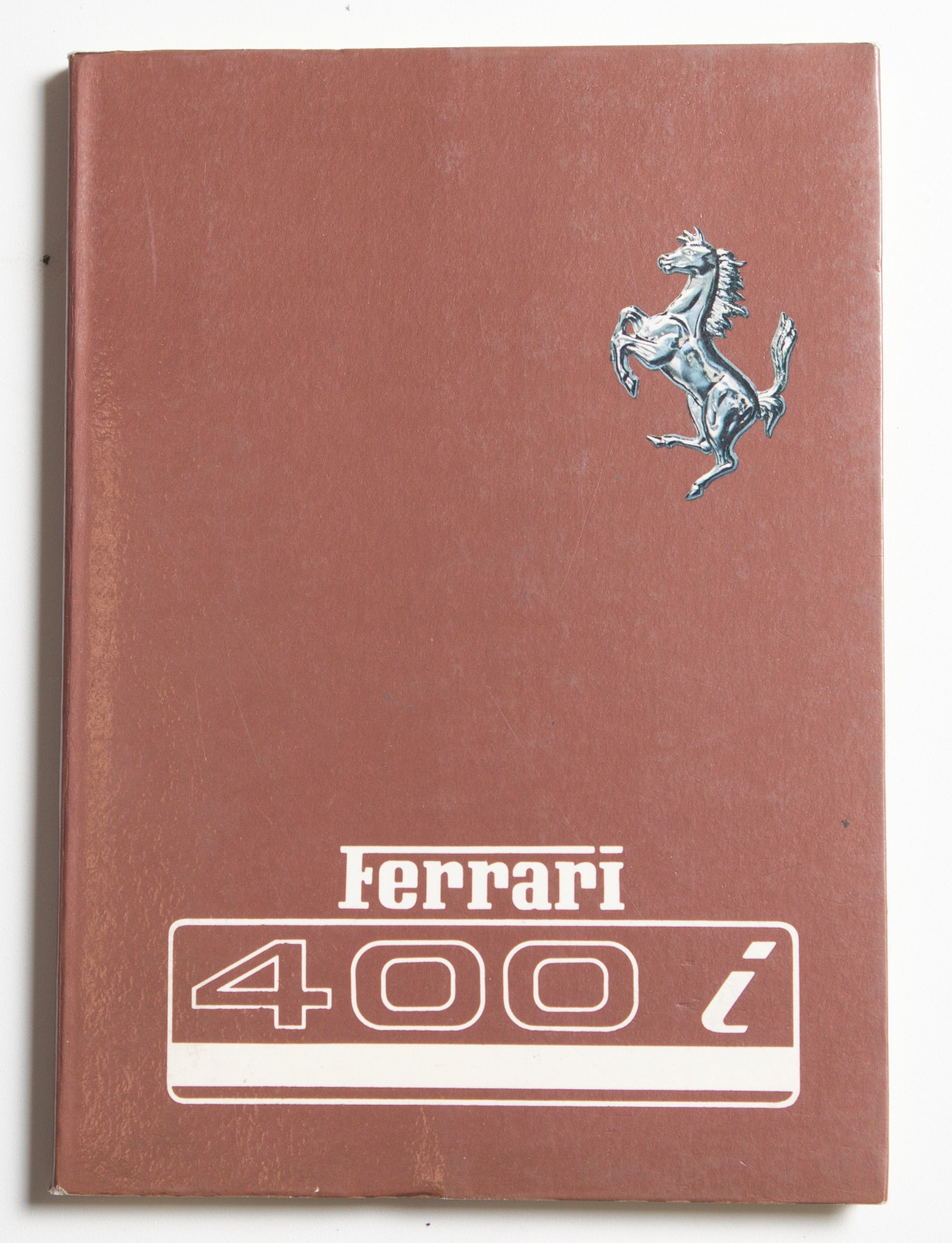 Original Ferrari 400i Owner's Manual w/ wiring diagram 1982 250/82