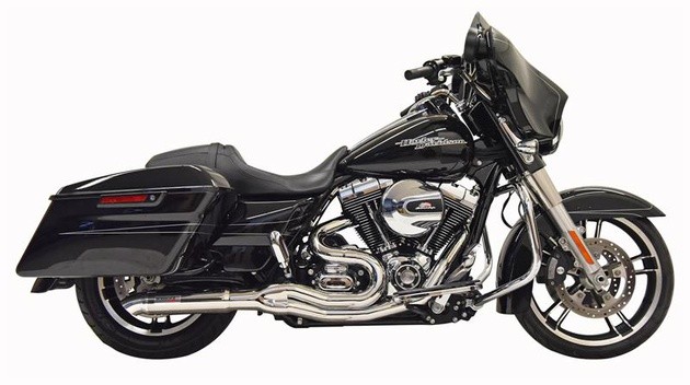 Bassani Road Rage II Hot Rod Turnout 2:1 Full Exhaust System Chrome #1F68C