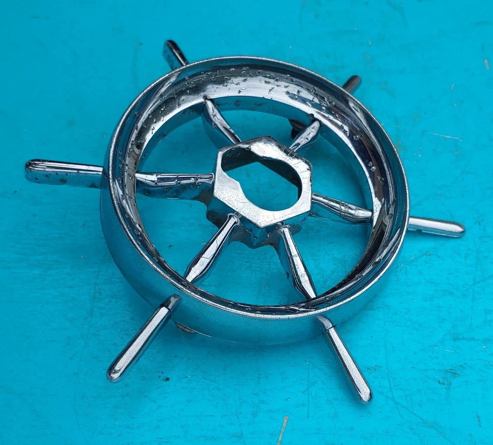 1955 1956 Packard Clipper Trunk Emblem Ship Wheel Trunk Key Original Rare