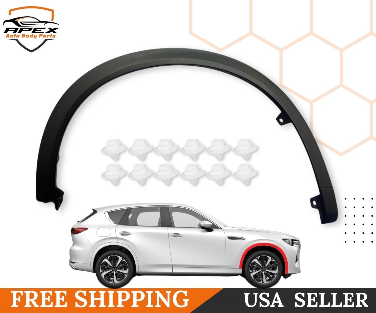 Front Right Fender Wheel Arch Molding Trim KMV651W21 For Mazda CX-90 2024-2025 Front Right Fender Wheel Arch Molding Trim KMV651W21 For Mazda CX-90 2024-2025