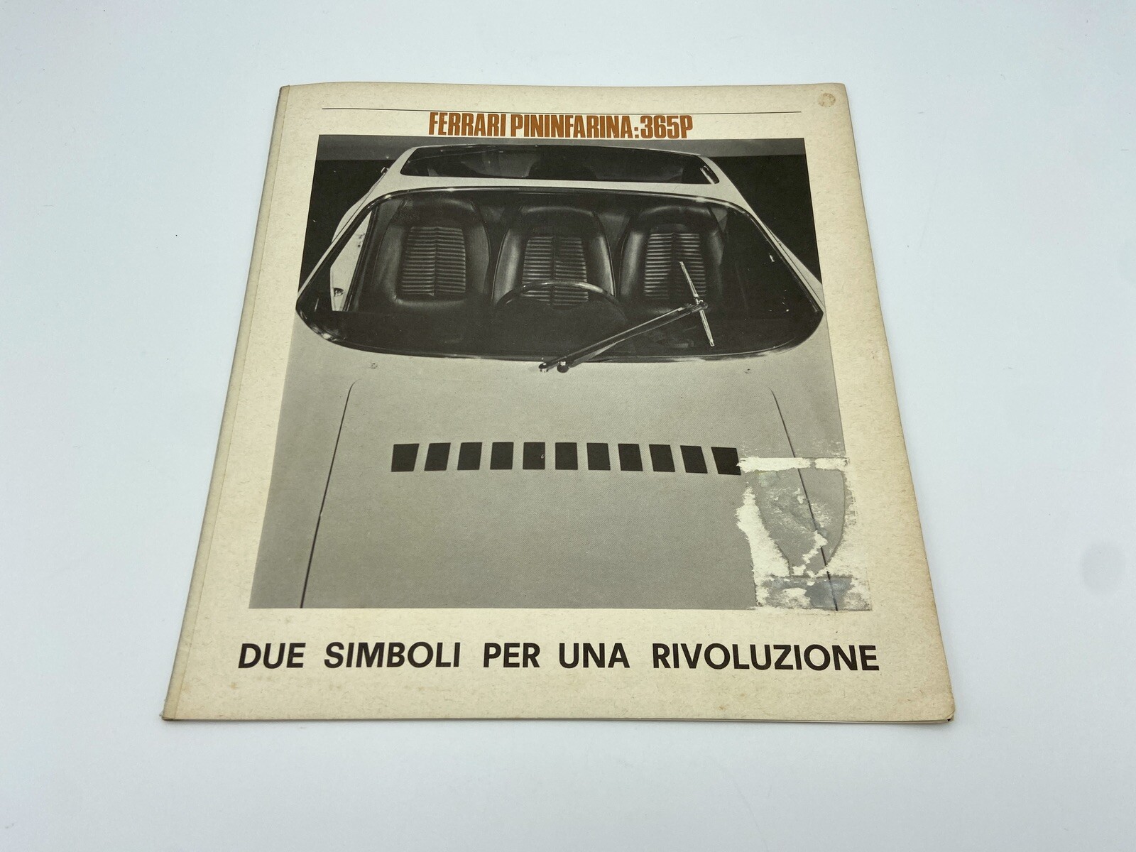 FERRARI 365P PININFARINA BERLINETTA SPECIALE PRESS FOLDER | BROCHURE | 1966