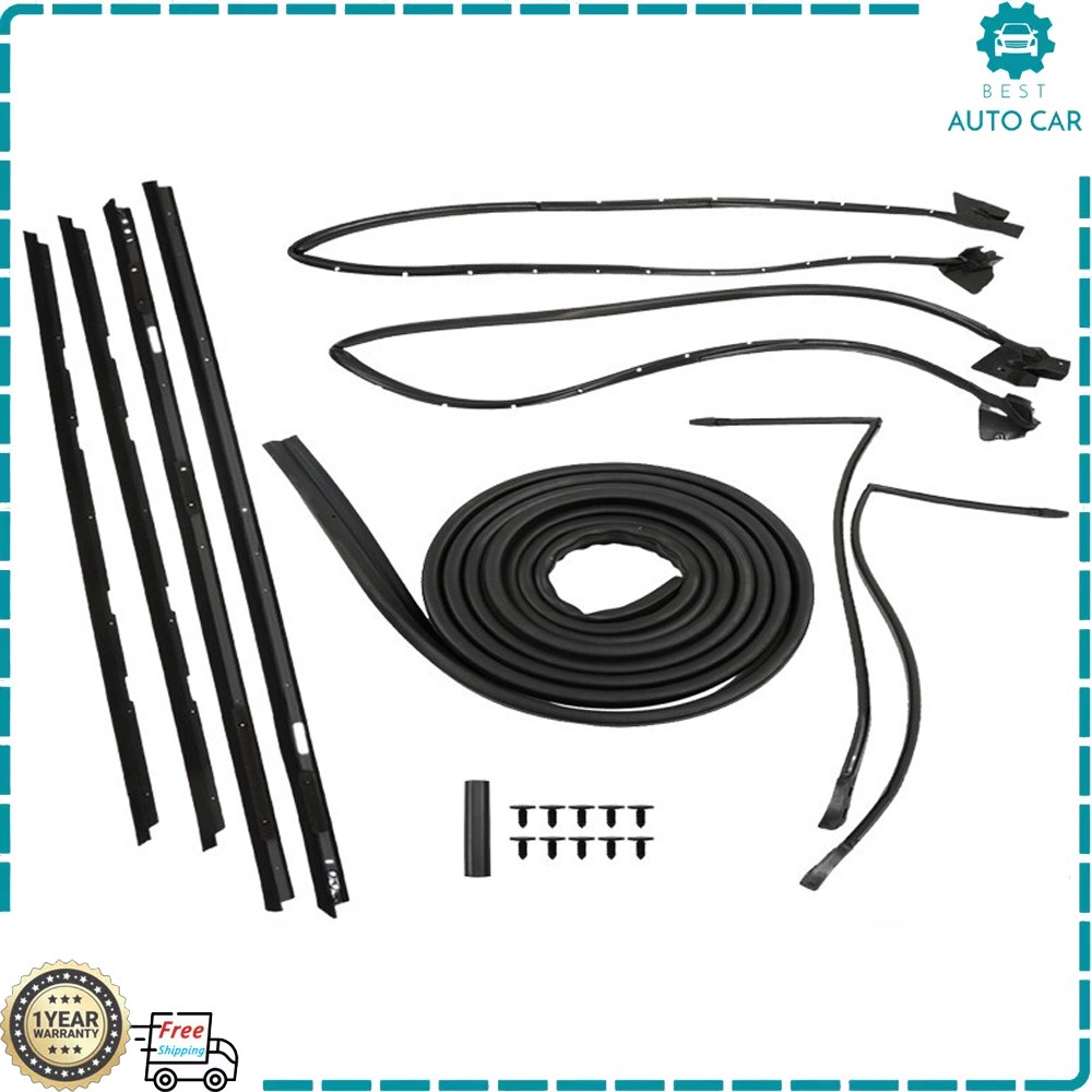 New For 81-88 Chevrolet Monte Carlo SS Complete Weatherstripping Kit 128555 9Pcs