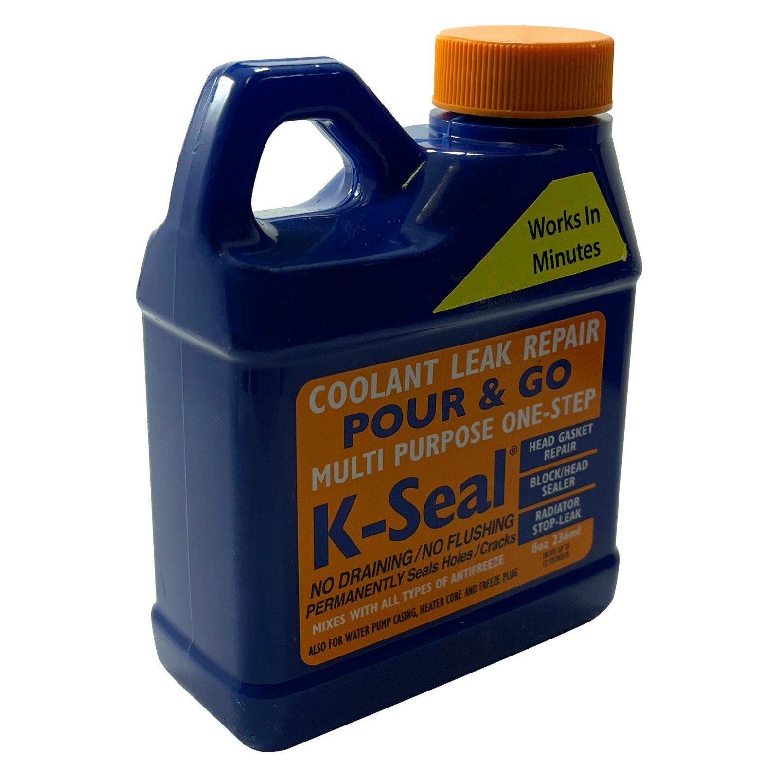 K-Seal Multi Purpose One Step Permanent Coolant Leak Repair 8 oz Gasket Radiator