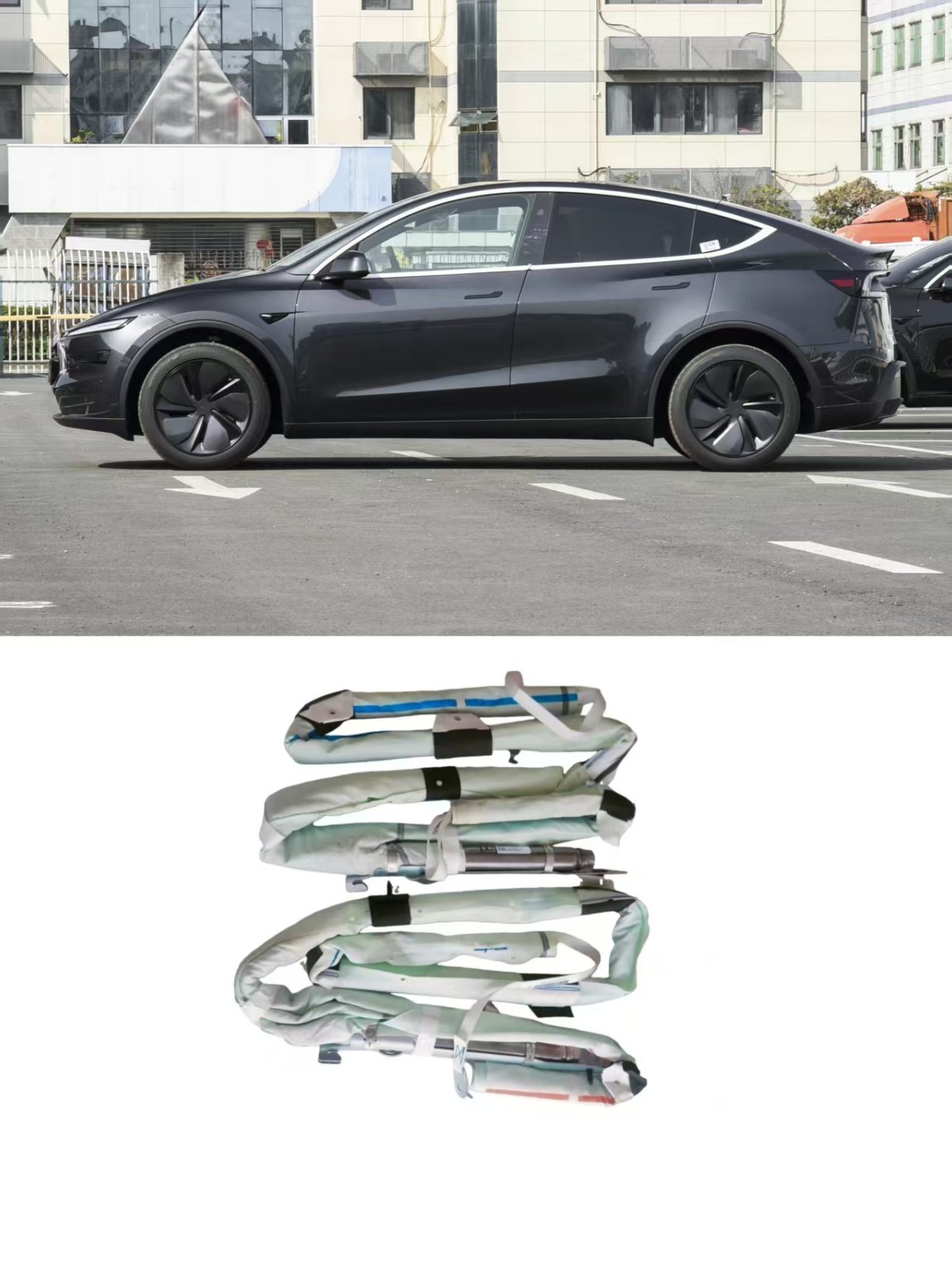 FOR Tesla 2020-2024 Model Y model year car top air curtain repair parts LH+RH