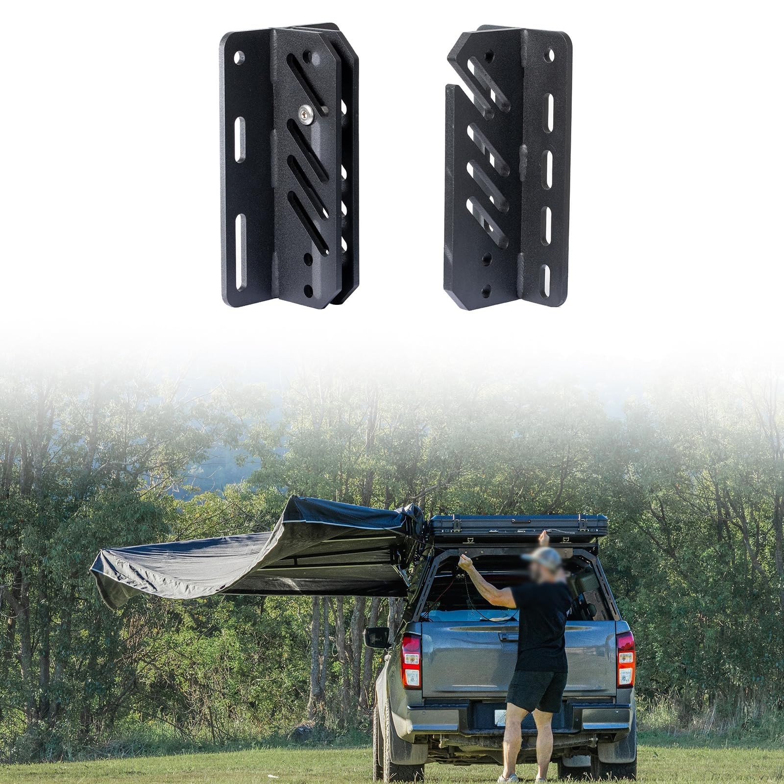 Universal Awning Brackets for Car, Heavy-Duty Quick Release Car Awning Brackets