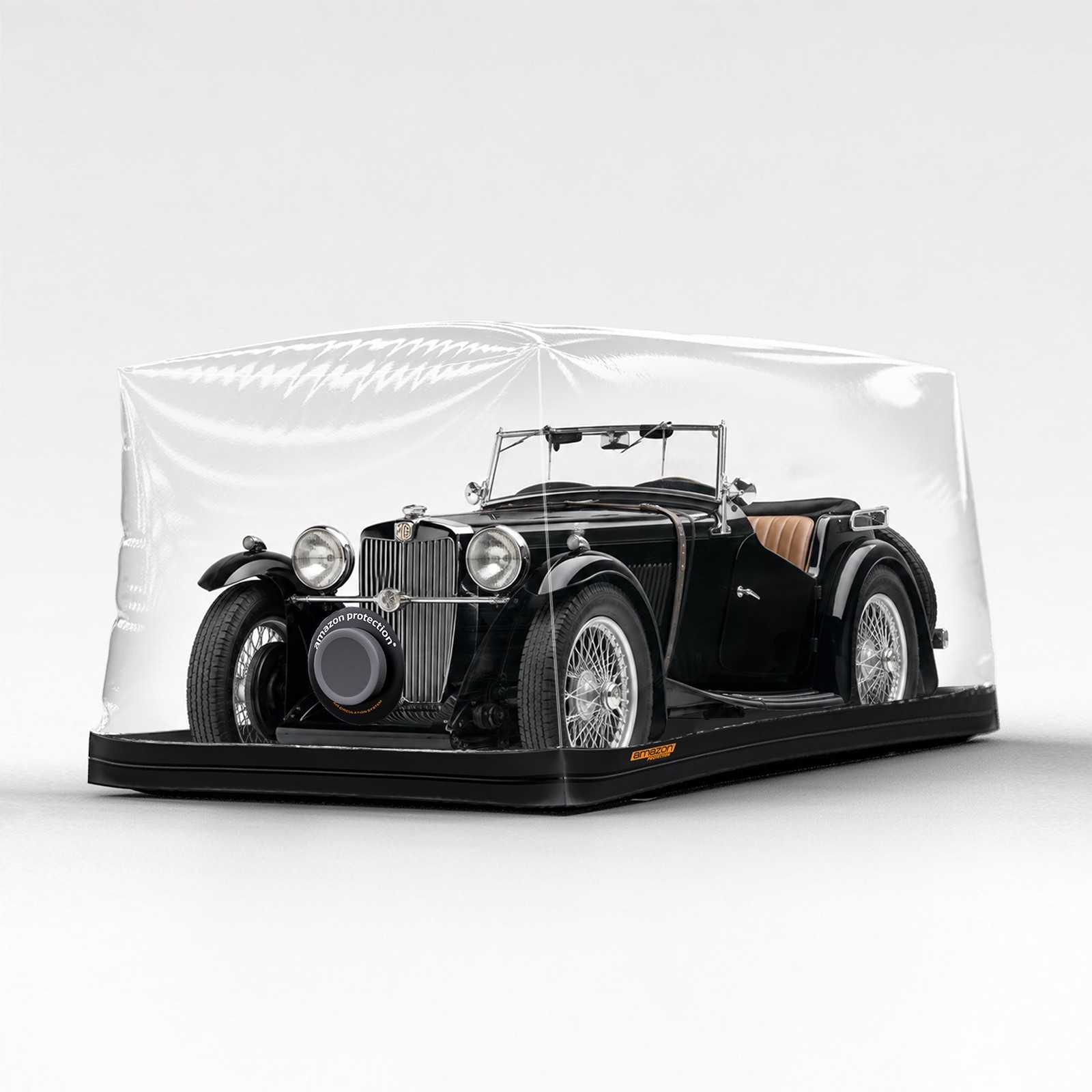 Amazon Protection Capsule Car Bubble Cover MG TA | Ultimate Classic Car Storage Amazon Protection Capsule Car Bubble Cover MG TA | Ultimate Classic Car Storage