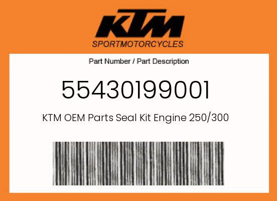 KTM Genuine Seal Kit Engine 250/300 - 55430199001