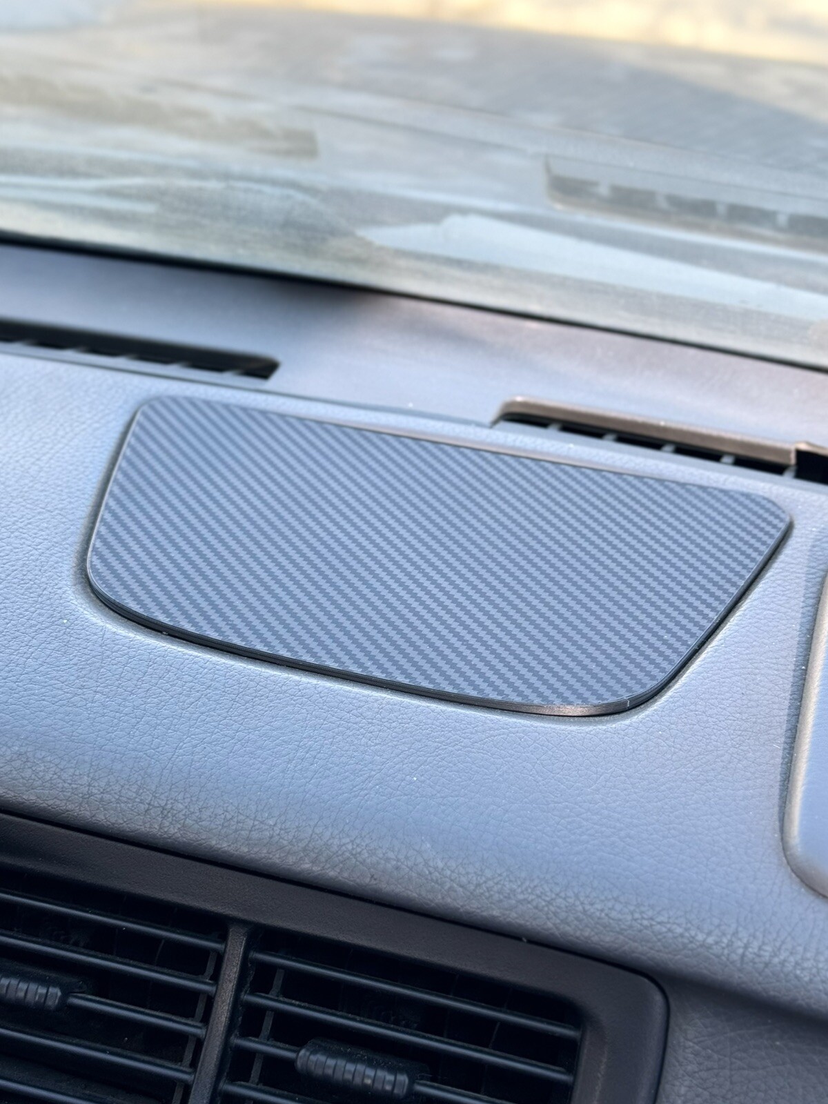 92-95 Civic Center Rear Vent Delete Defrost CARBON FIBER PATTERN Honda EG