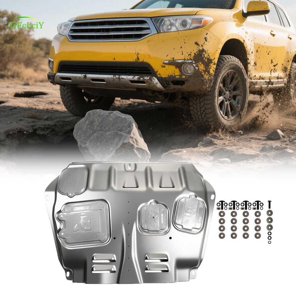Metal Skid Plate For Toyota Highlander 2009-2013 Engine Splash Shield Heavy Duty