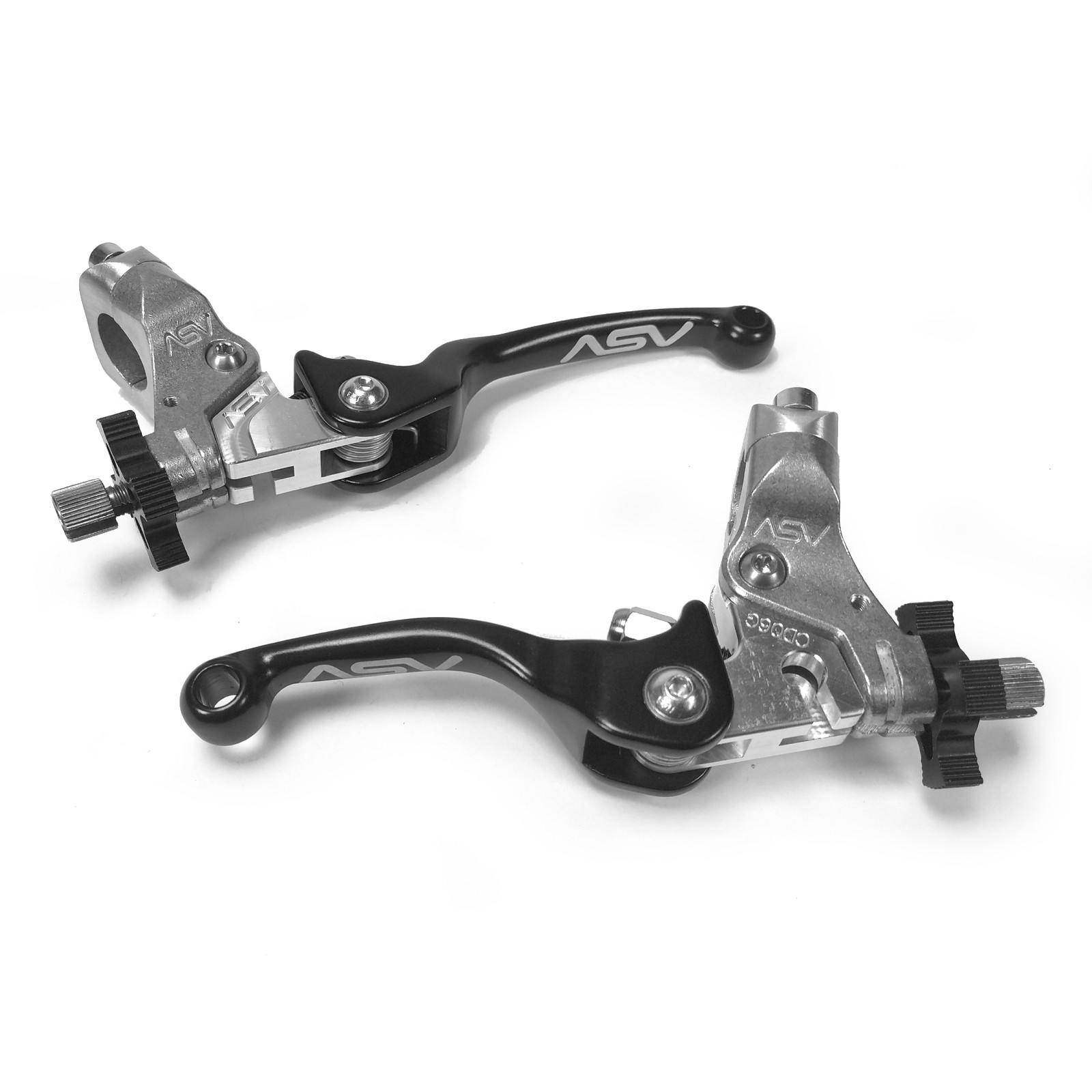 ASV F2 Unbreakable Brake & Clutch Levers w/ Perch #BCF20506SX - Black