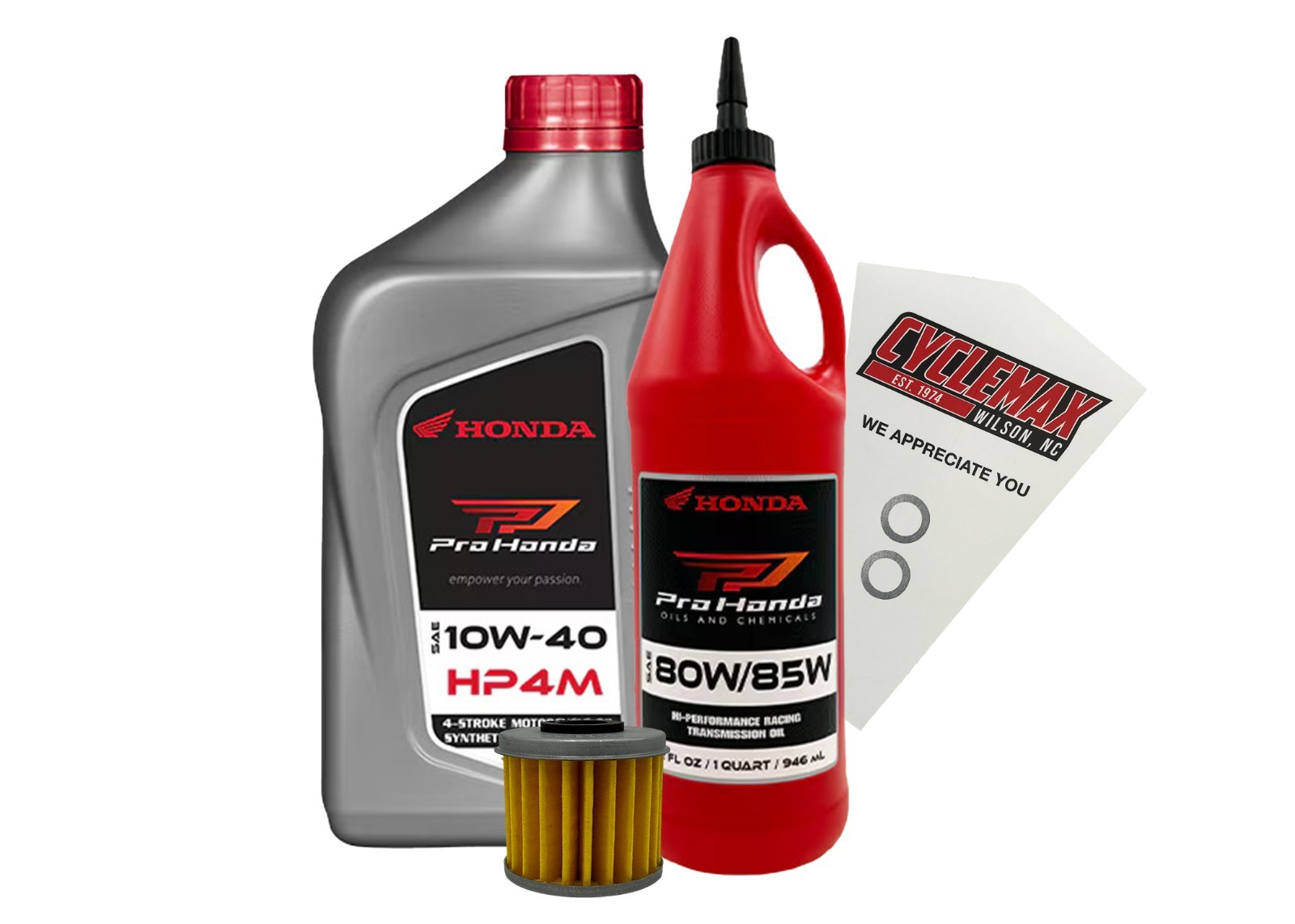 Cyclemax OEM Semi Synthetic Oil Change Kit fits 2004-2025 Honda CRF250R