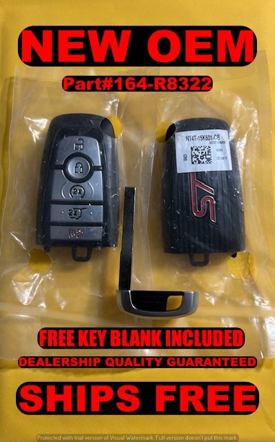 OEM 2017-22 FORD EDGE EXPLORER ST REMOTE START SMART KEY 164-R8322 M3N-A3C054339
