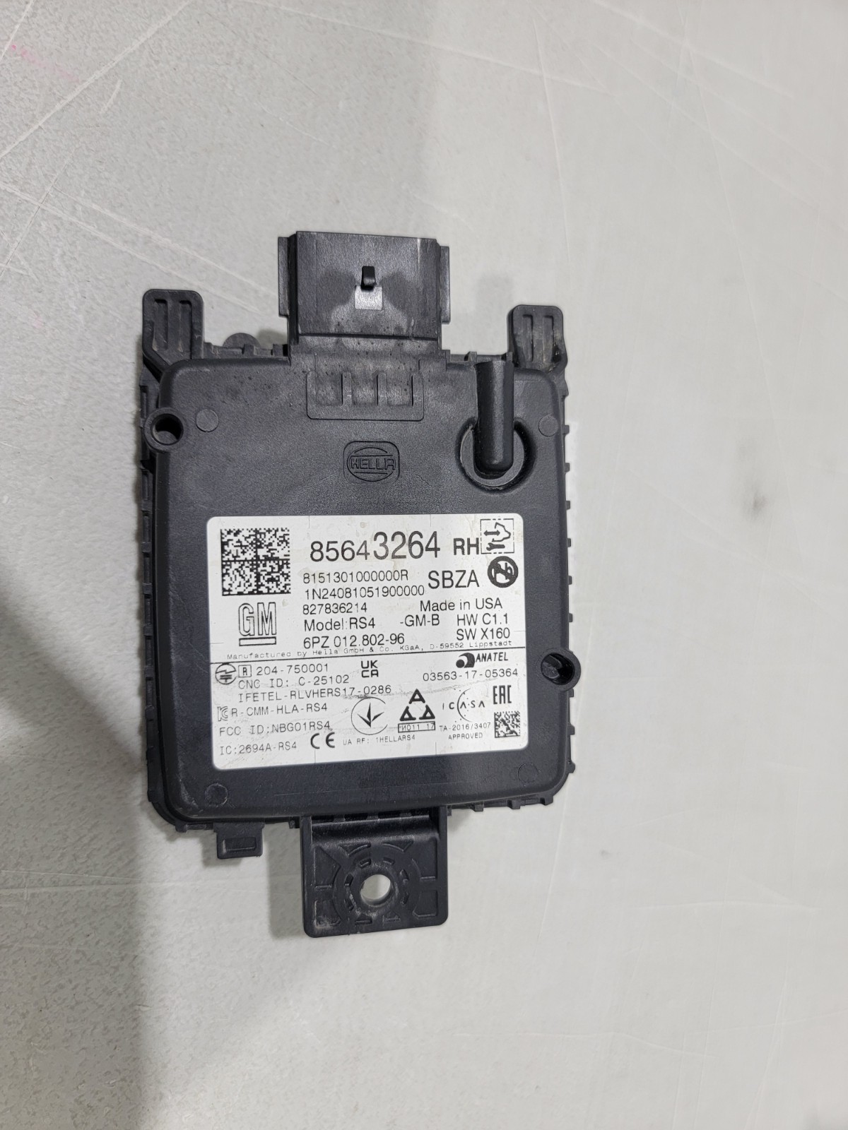 23 24 GM 85643264 Blind Spot Radar Sensor OEM 23 24 GM 85643264 Blind Spot Radar Sensor OEM