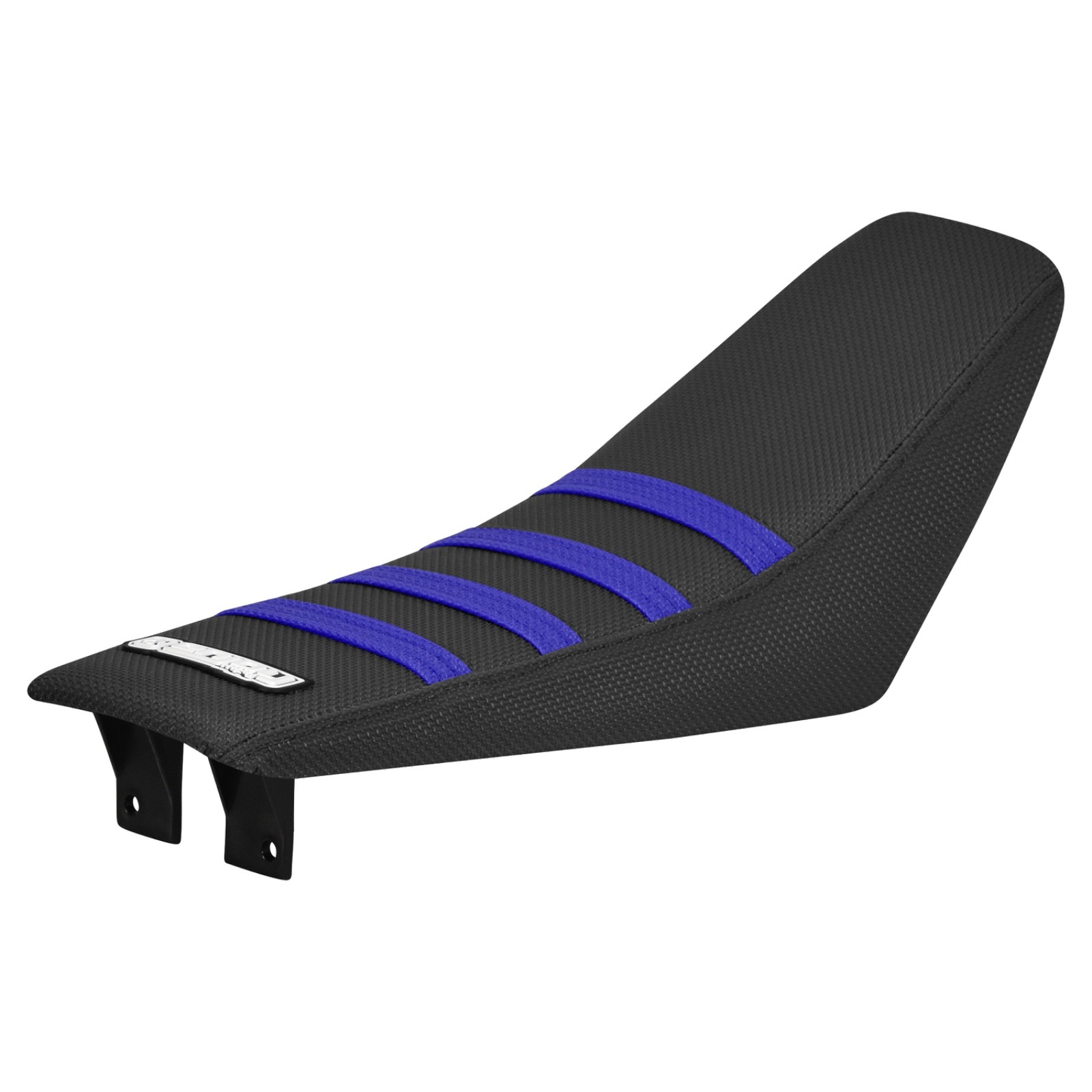 RAZOR MX350 Dirt Rocket gripper seat cover    all BLACK w/ BLUE ribs #630