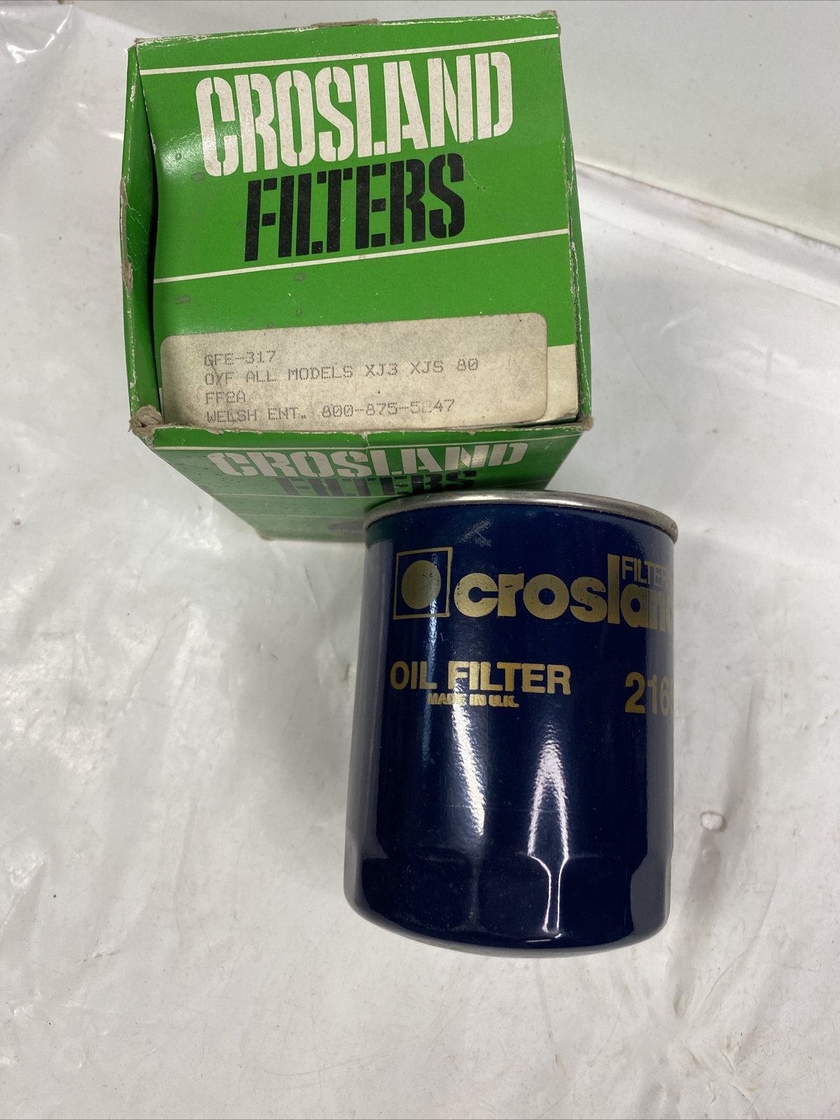 Jaguar XJ6 XJ12 XJS NOS Crosslands Oil Filter 1975-97 Perfect for your show Car Jaguar XJ6 XJ12 XJS NOS Crosslands Oil Filter 1975-97 Perfect for your show Car