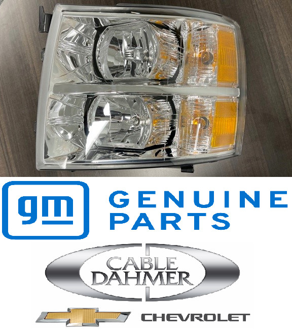 2007-2013 Chevrolet Silverado LH Driver Headlight 22853027 new OEM