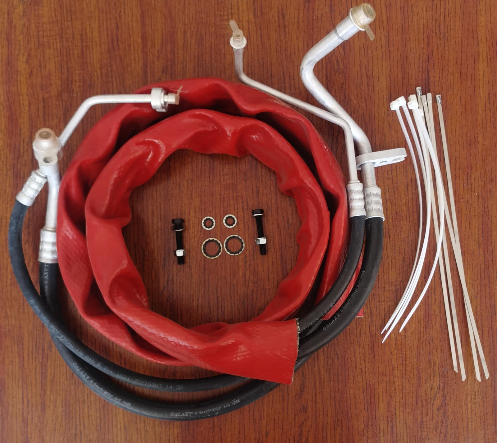 Rear Aux A/C Hose Lines Kit for All 2012-19 Dodge Grand Caravan & Caravan