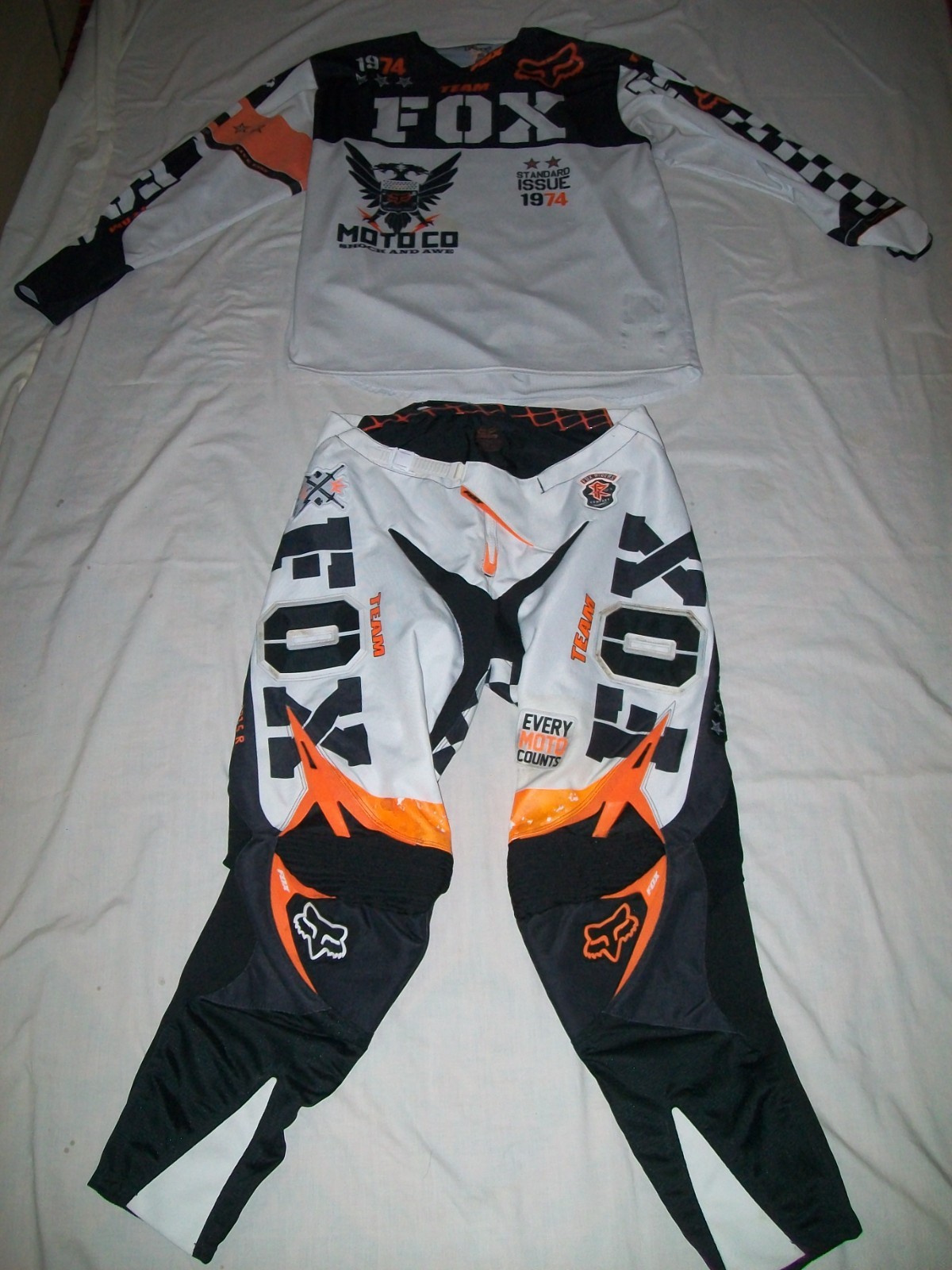 Vintage Fox Racing Covert 360 Motocross  XL Jersey And 36 Pants Roczen, Dungey