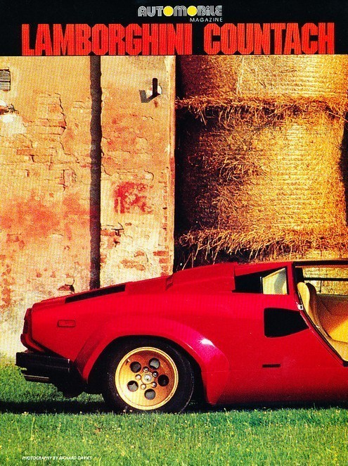 1986 1987 Lamborghini Countach 5000 Qv Original Car Review Print Article J533