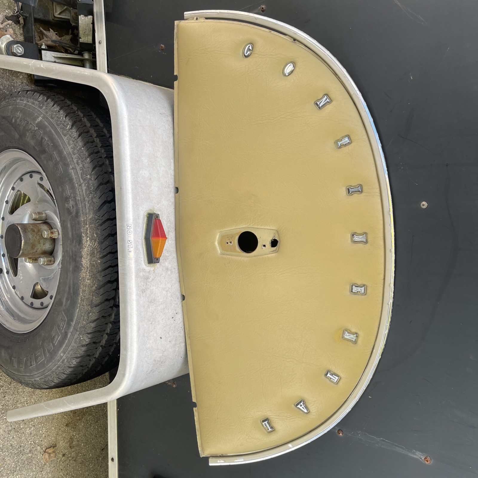 1978 Lincoln Mark V Diamond Jubilee Trunk Deck Trim Pad