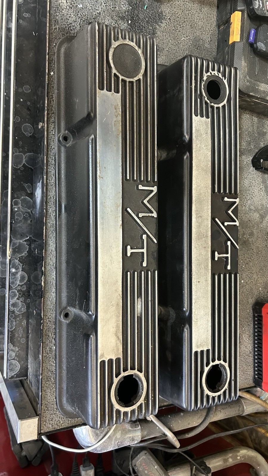 micky thompson sbc valve covers black