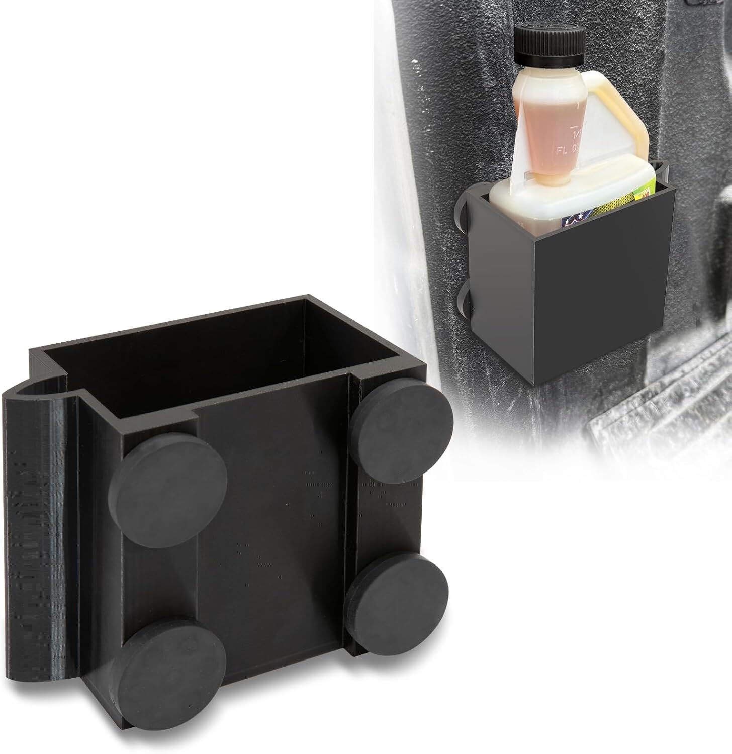 Magnetic Truck Bed Bottle Holder for Hot Shots Diesel Treatment 16 Oz Squeeze Magnetic Truck Bed Bottle Holder for Hot Shots Diesel Treatment 16 Oz Squeeze