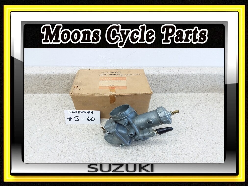 VTG NOS 1970s Suzuki GT550 Carburetor CARB Stamped 340-15R #13203-34015