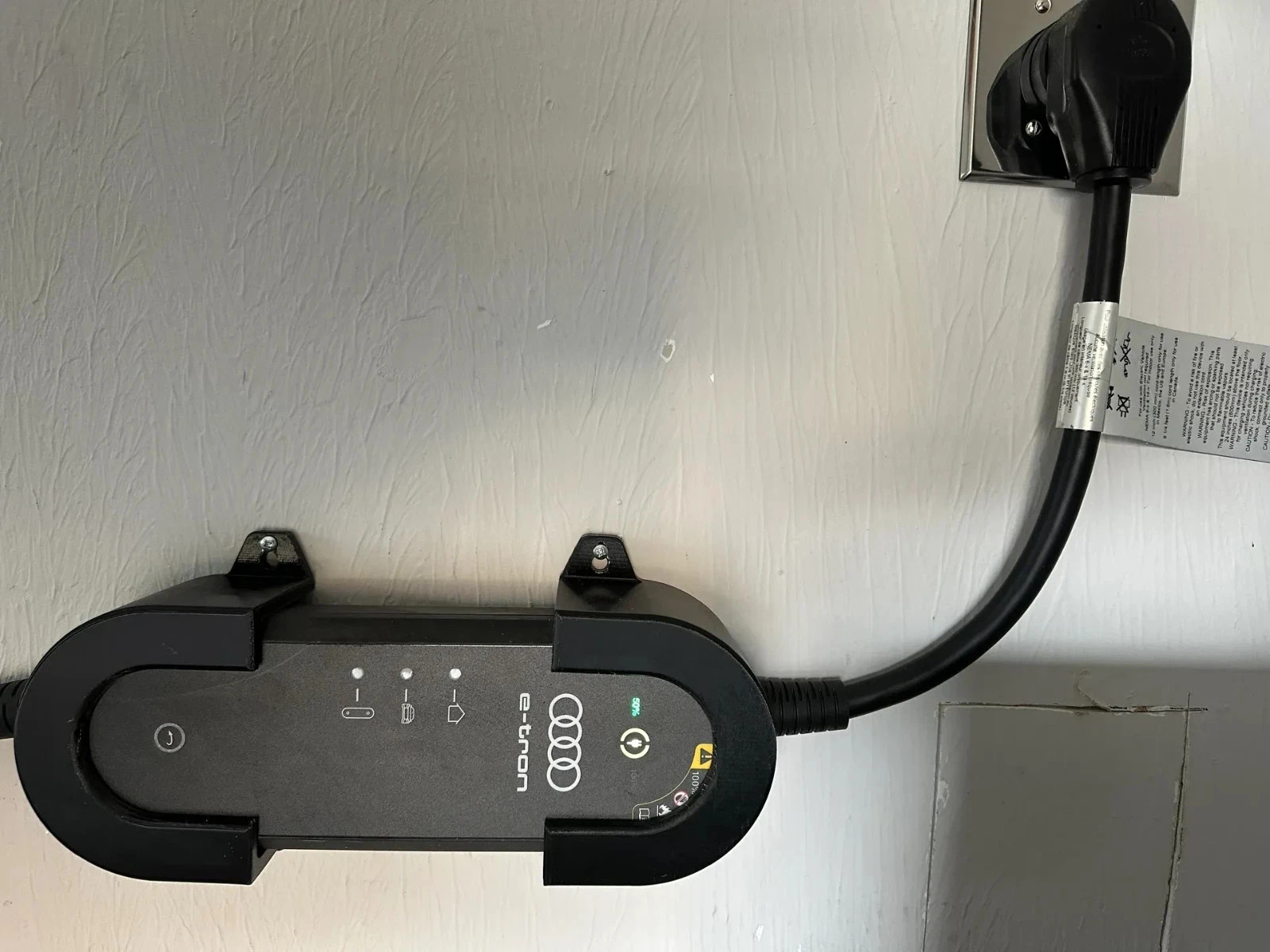 Audi e-tron Charger Wall Holder / Wall mount