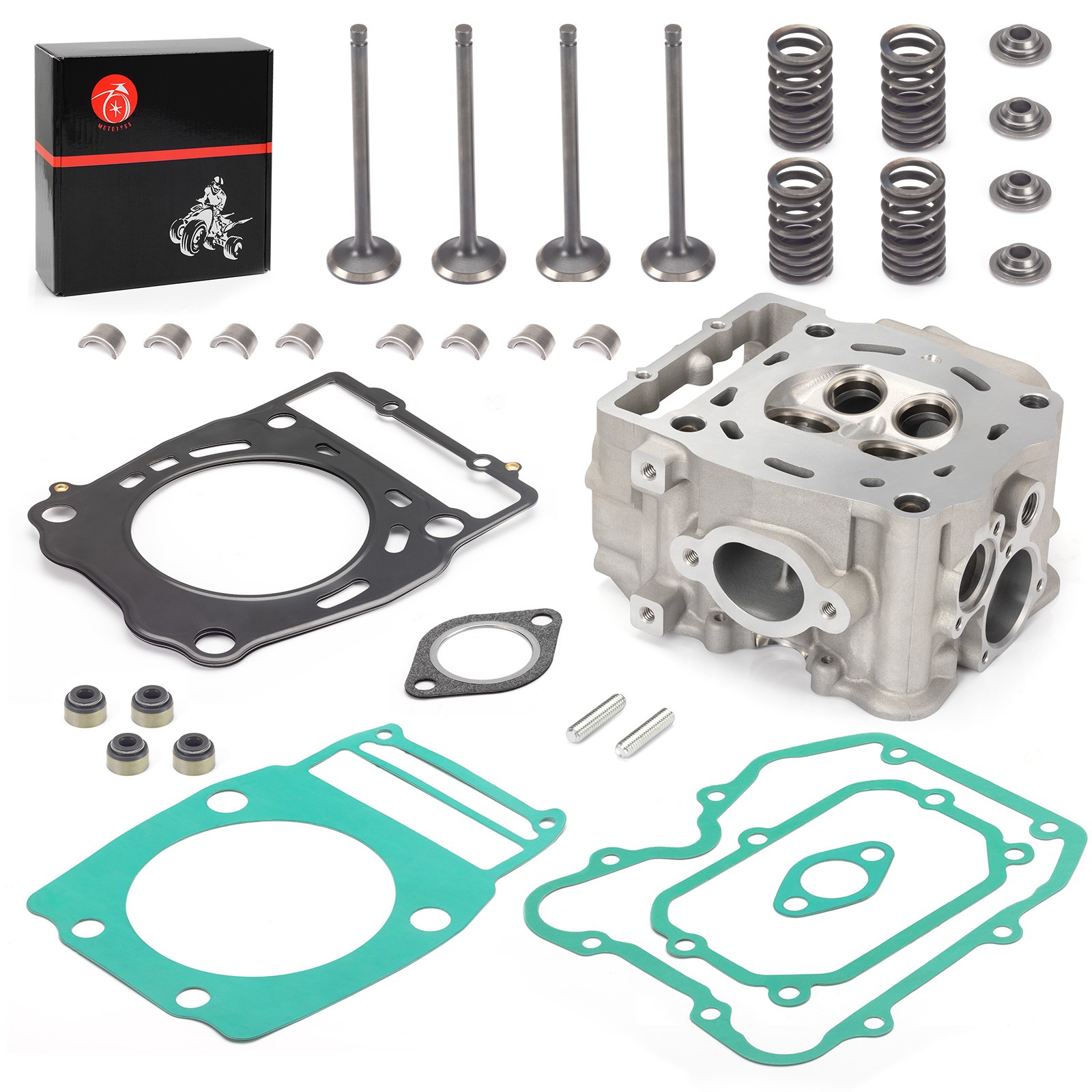 Engine Cylinder Head Kit For Polaris Sportsman 400 450 500 Magnum Ranger 425 500