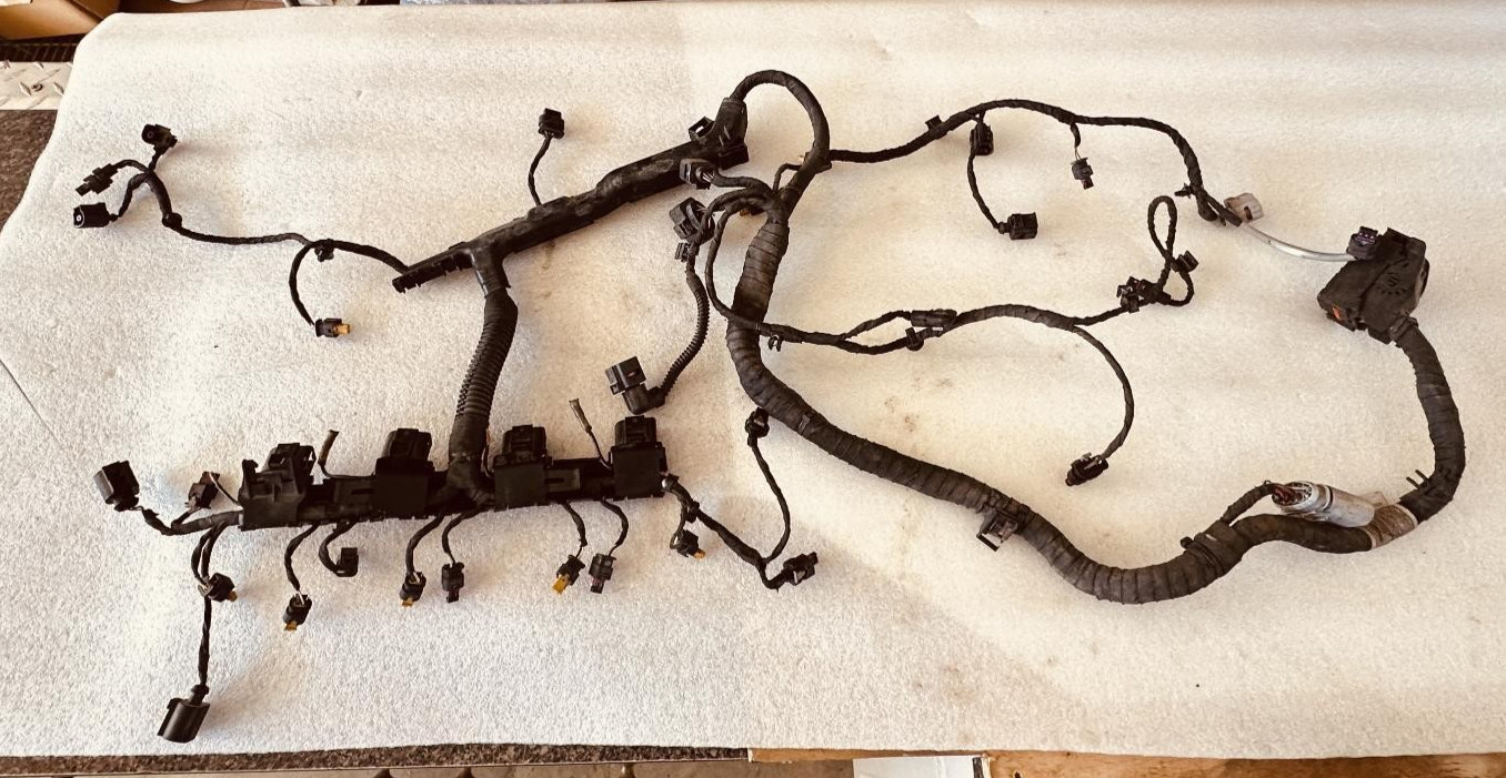 2015 - 16 AUDI S3 Engine Wire Wiring Harness OEM Please Note it has broken wires 2015 - 16 AUDI S3 Engine Wire Wiring Harness OEM Please Note it has broken wires