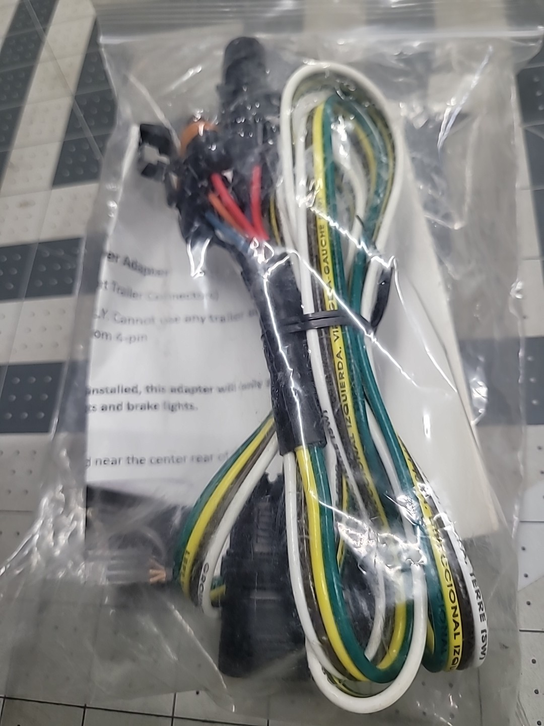 WD ELECTRONICS trailer Adapter RANGER 4-PIN Part#TA-1000