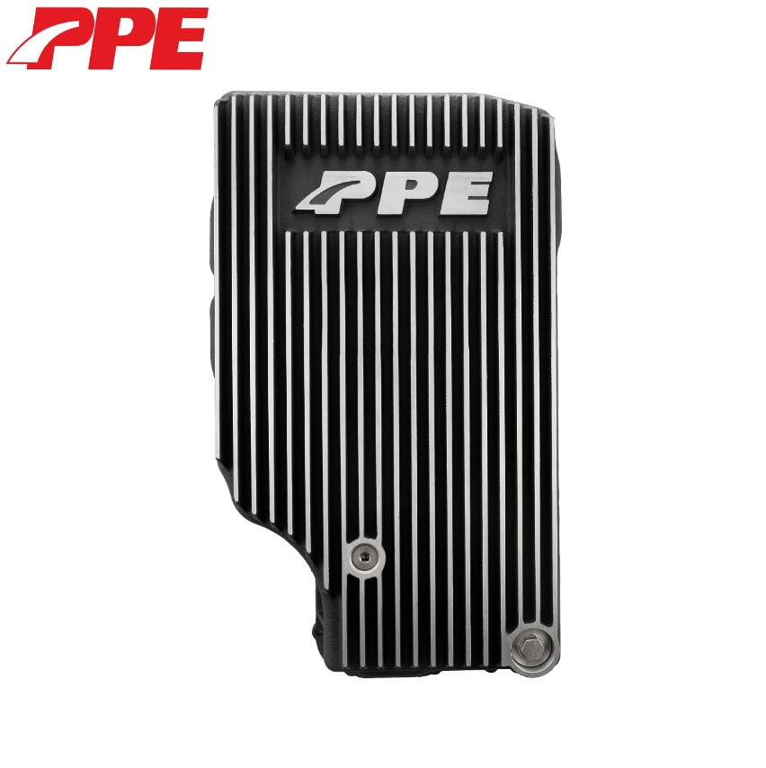 PPE Brushed Aluminum Deep 10R140 Transmission Pan For 2020+ Ford 6.7L Super Duty