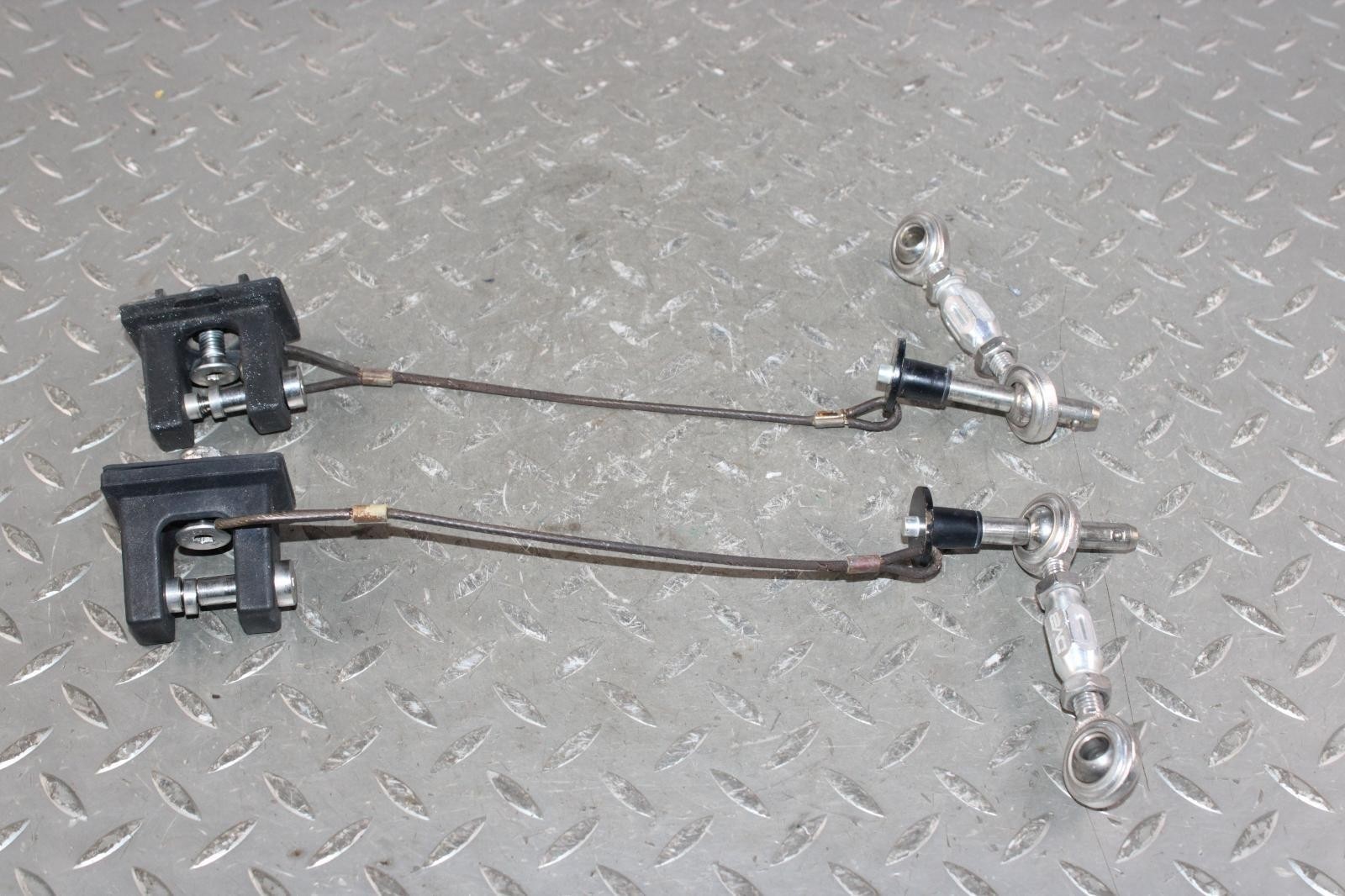 11-18 Wrangler Black Aftermarket DV8 Pair Driver Passenger Hood Latches Set OEM