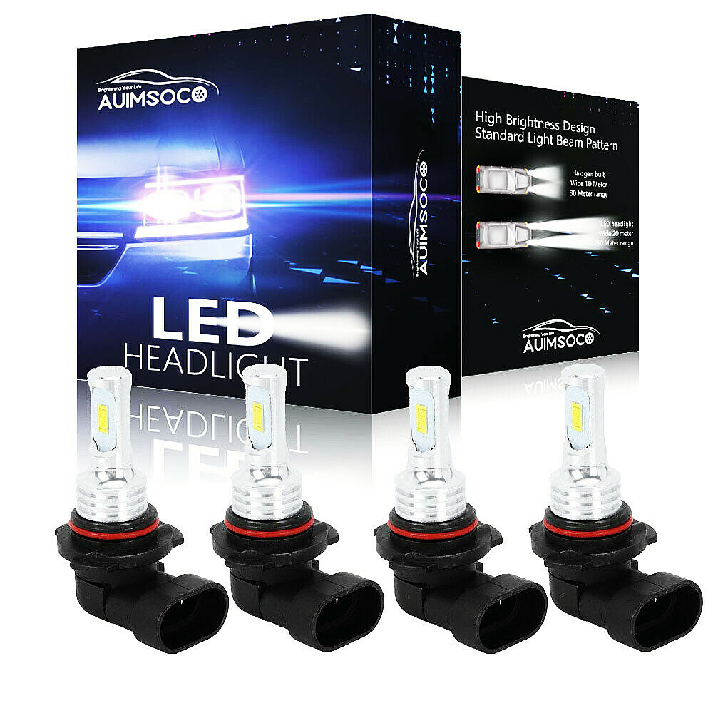 10000K LED Headlights Light Bulbs for Chevy Silverado 1500 2500HD 3500 1999-2006